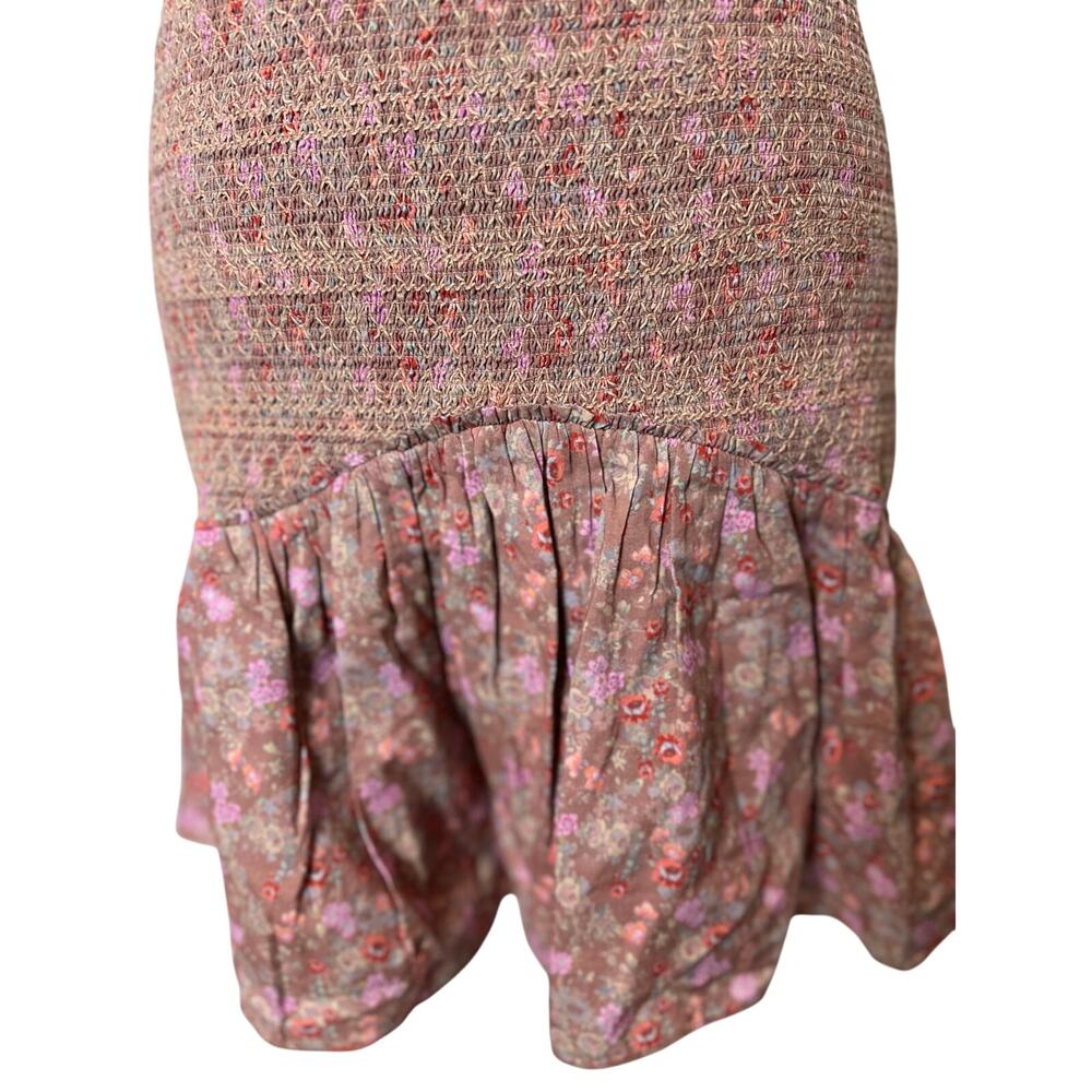 LoveShackFancy Anguilla Floral Skirt in Warm Taupe Sienna - Picture 6 of 11